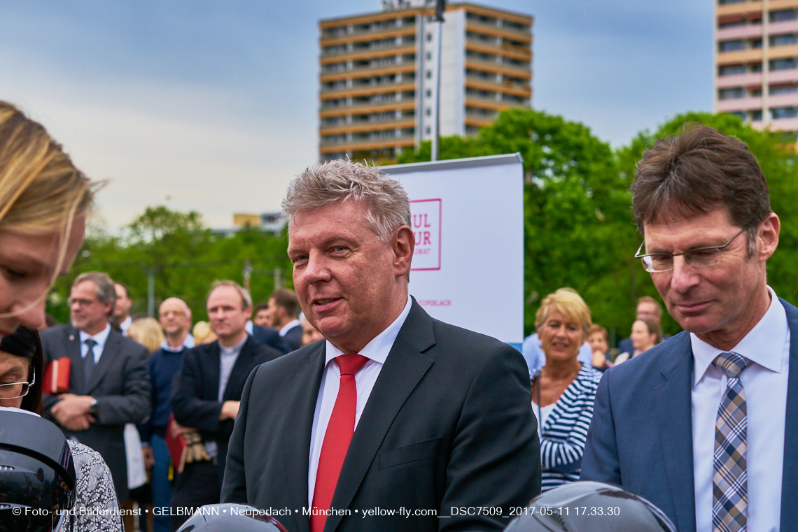 11. Mai 2017 - Grundsteinlegung für die LOGE und dem Kulturquadrat in Neuperlach